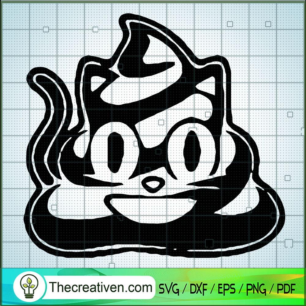 Halloween Poop Black Cat SVG, Halloween SVG, Funny Poop SVG 1 84 copy