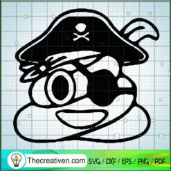 Halloween Poop Pirates SVG, Halloween SVG, Funny Poop SVG