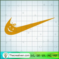 Nike Pumpkin SVG, Halloween Pumpkin SVG, Nike Brand SVG