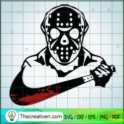 Jason Voorhees Take Nike Knife SVG Cut File for Cricut & Silhouette