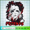 Horror Face Quartern SVG, Horror Characters SVG, Halloween Friends SVG