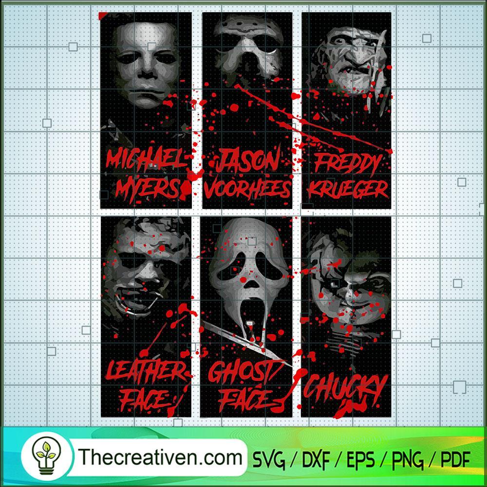 Halloween Horror Characters SVG, Horror SVG, Halloween SVG 1 63 copy 3