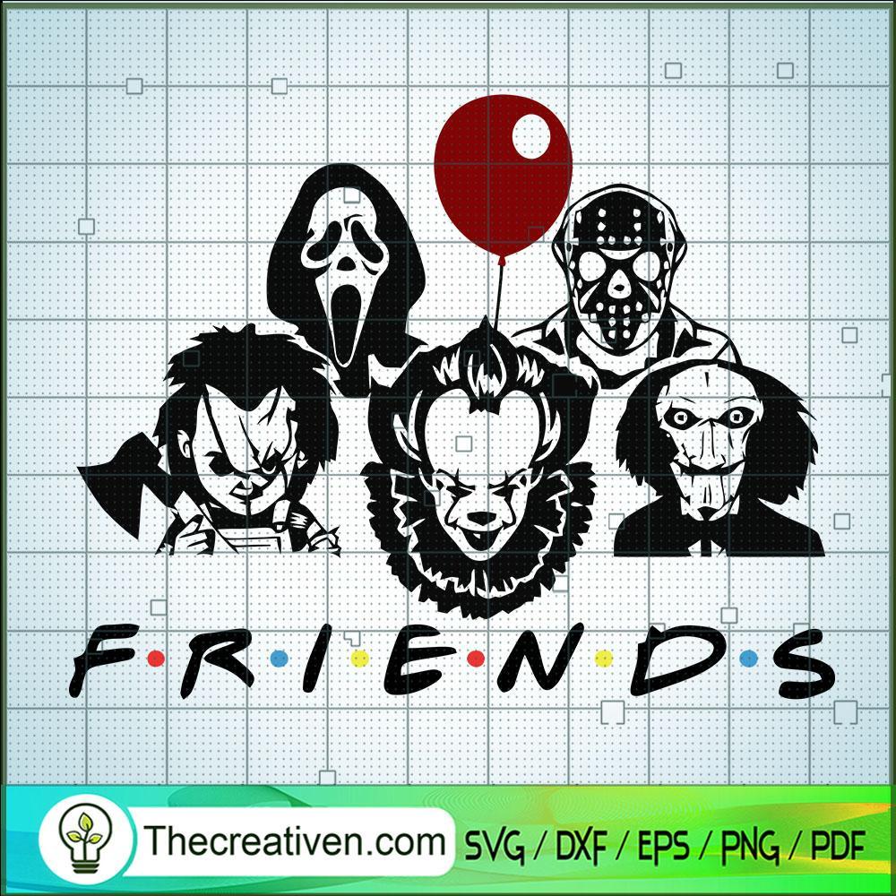 Friends Horror New SVG, Friends Halloween SVG, Horror SVG 1 Friends Horror New SVG, Friends Halloween SVG, Horror SVG