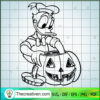 Donald Duck Make a Halloween SVG Cut File for Cricut