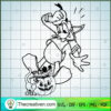 Donald Duck Halloween Outline SVG Cut File for Cricut & Silhouette 2 32 copy 6