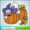 Donald Duck Play With Pumpki SVG Cut File for Cricut