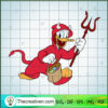 Funny Devil Halloween SVG, Disney Donald Duck SVG, Halloween SVG