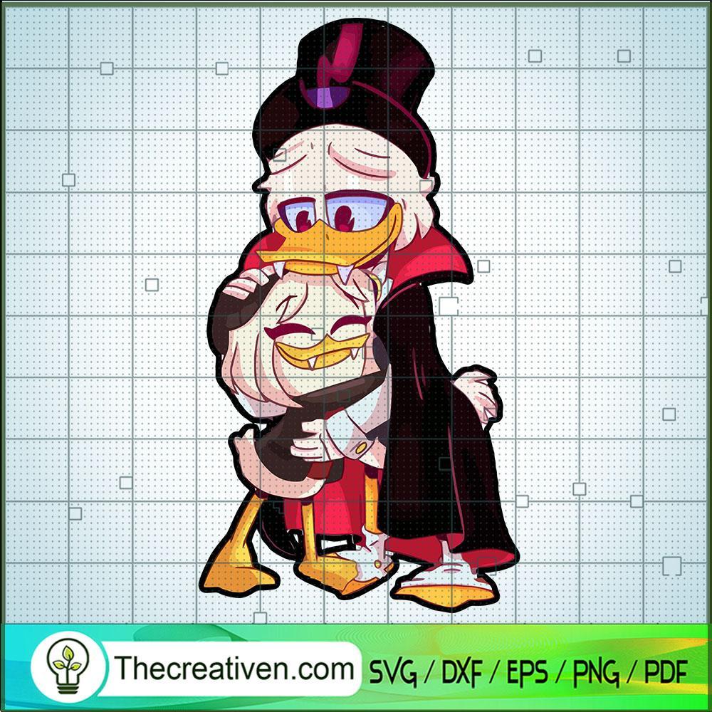 Devil Donald Duck Halloween SVG Cut File for Cricut & Silhouette 1 Devil Donald Duck Halloween SVG Cut File for Cricut & Silhouette