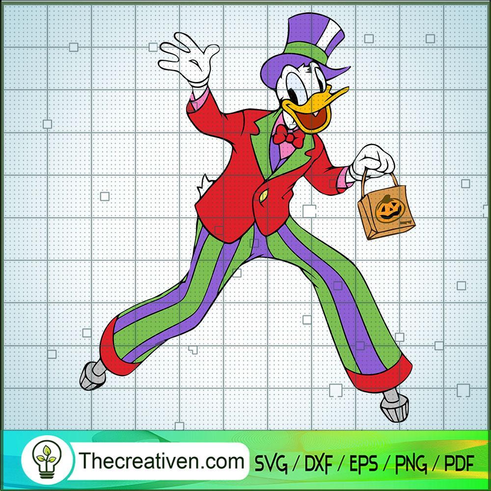 Donald Duck Clown Halloween SVG, Disney Donald Duck SVG, Halloween SVG 1 15 copy 6