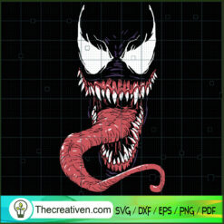 Venom Head SVG, Venom SVG, Marvel SVG