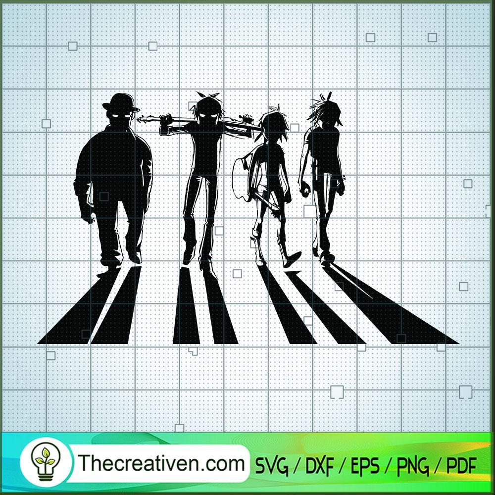 Gorillaz Band SVG, Damon Albarn SVG, Jamie Hewlett SVG 1 Gorillaz Band SVG, Damon Albarn SVG, Jamie Hewlett SVG