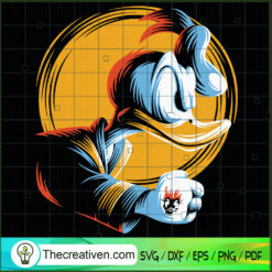 Donald Duck Angry SVG, Donald Disney SVG, Walt Disney SVG