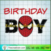 Birtday Boy Spider Man SVG, Spider Man SVG, Marvel SVG