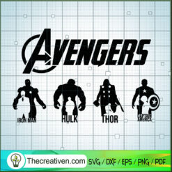 Avengers : Iron Man SVG Cut File for Cricut & Silhouette