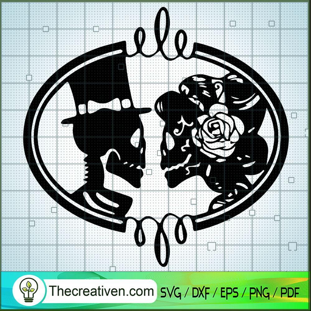 Skeleton Wedding SVG, Skull Groom SVG, Halloween SVG 1 84