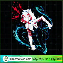 Gwen Stacy Spider-woman SVG, Sider Woman SVG, Marvel SVG