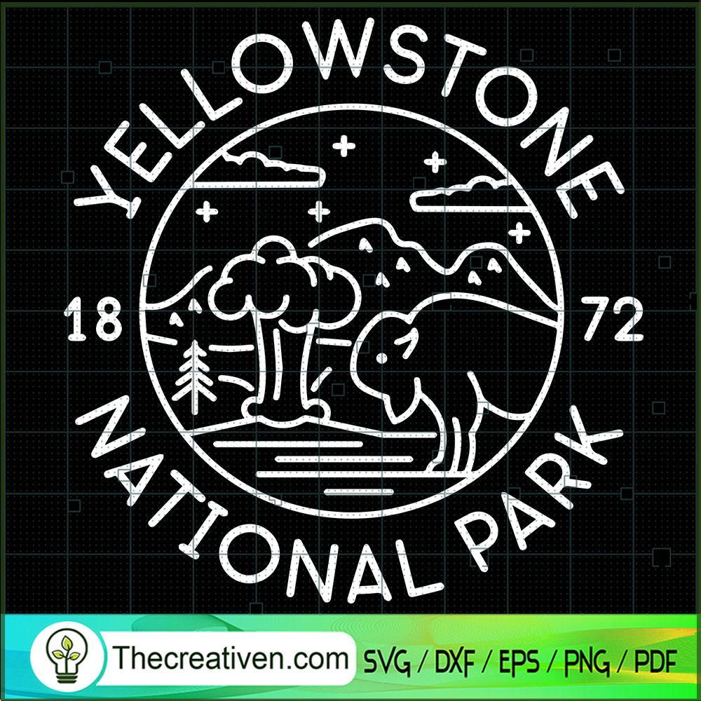 Yellowstone National Park SVG, Yellowstone SVG, National Park SVG 1 Yellowstone National Park SVG, Yellowstone SVG, National Park SVG