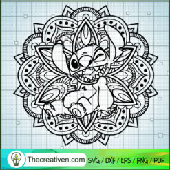 Stitch Floral SVG, Stitch SVG, Flower Pattern SVG