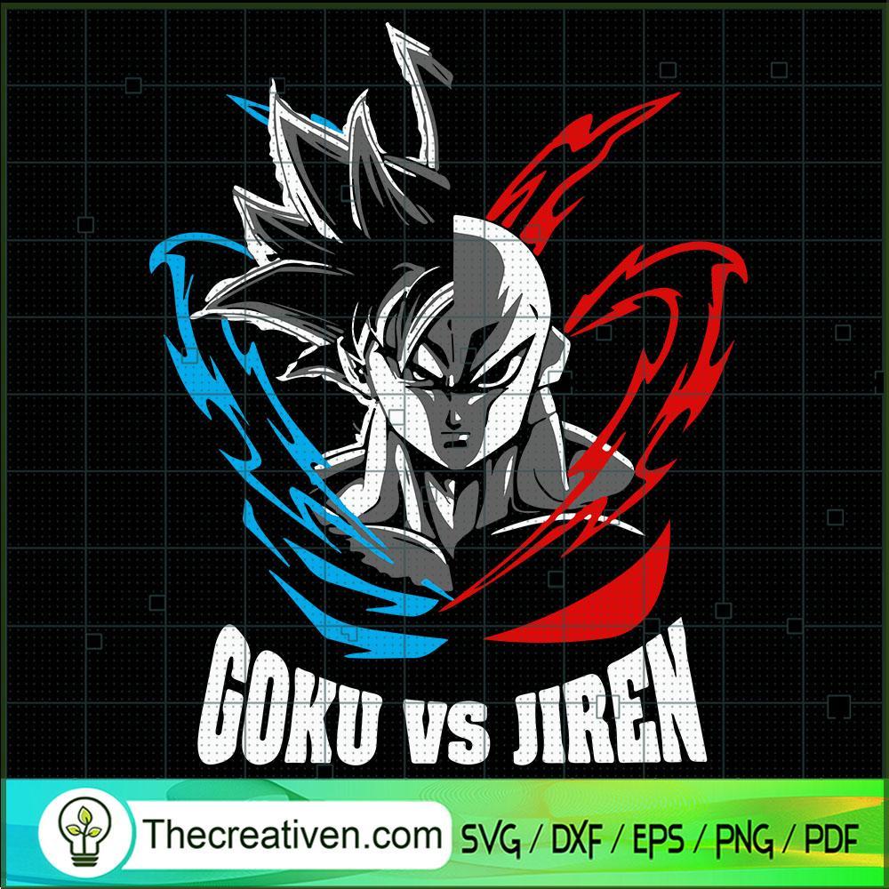 Goku Vs Jiren SVG, Goku Half SVG, Dragon Ball Z SVG 1 Goku Vs Jiren SVG, Goku Half SVG, Dragon Ball Z SVG