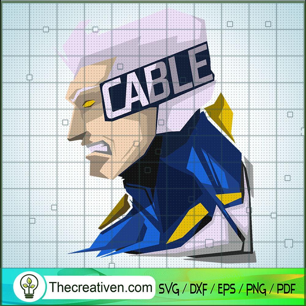 Cable SVG, Super Hero SVG, Marvel Comics SVG 1 Cable SVG, Super Hero SVG, Marvel Comics SVG