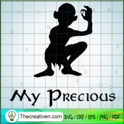 My Precious SVG, Lord Of The Rings SVG, Gollum SVG