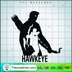 The Marksman Hawkeye SVG, Avengers SVG, Marvel SVG