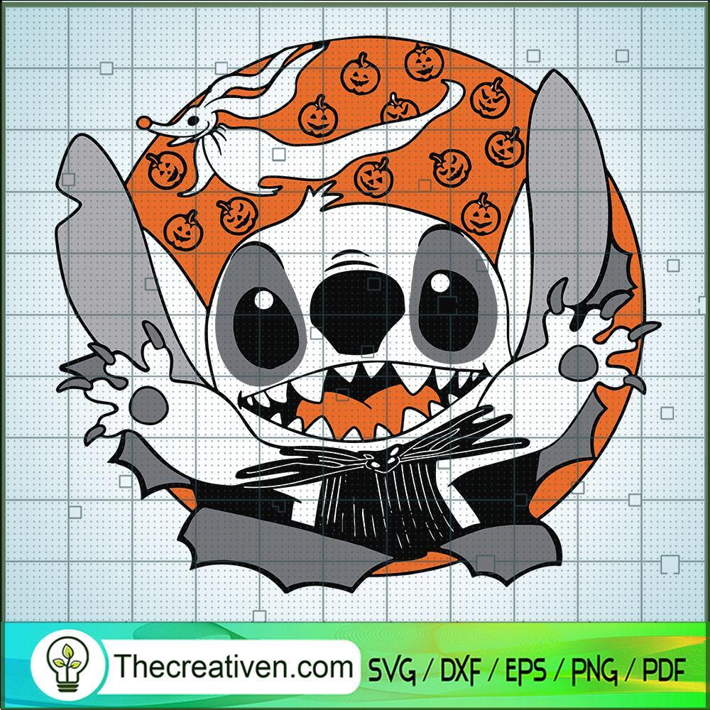 Scary Stitch SVG, Stich Halloween SVG, Stich SVG 1 3 2