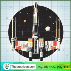 DKNG Icon SVG, Spaceship SVG, Combat Aircrafts SVG