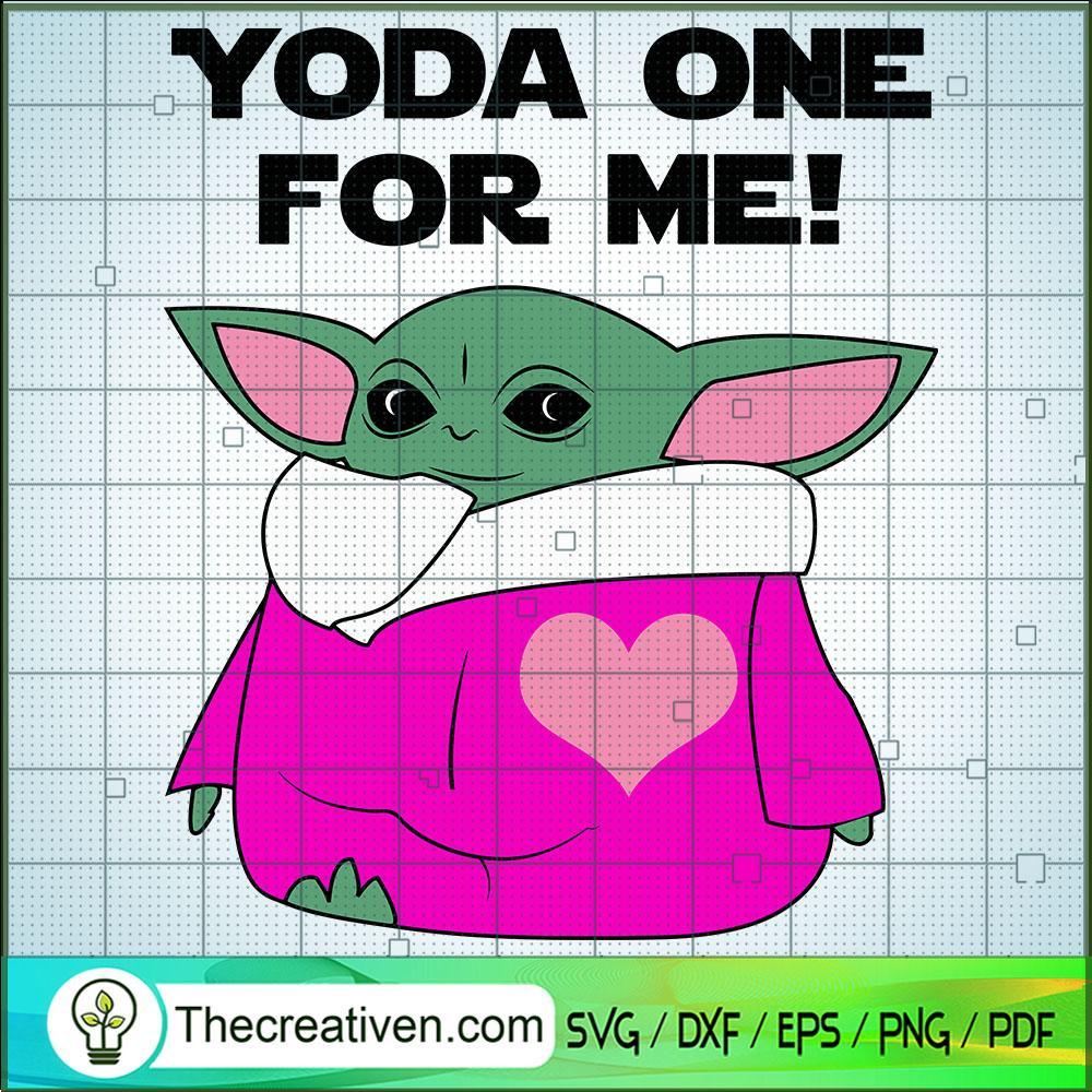 Yoda One For Me SVG, Cute Yoda SVG, Yoda Pink Shirt SVG 1 Yoda One For Me SVG, Cute Yoda SVG, Yoda Pink Shirt SVG