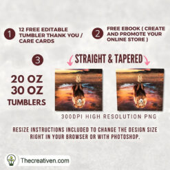 Become Lion King Full Tumbler Wrap Tumbler Wrap – Digital Download - Image 2