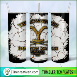 The Creativen 41 Yellowstone Duton Ranch 1889 F Tumbler Wrap Download
