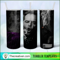 Jack Nicholson Cigar Full Tumbler Wrap Tumbler Wrap – Digital Download