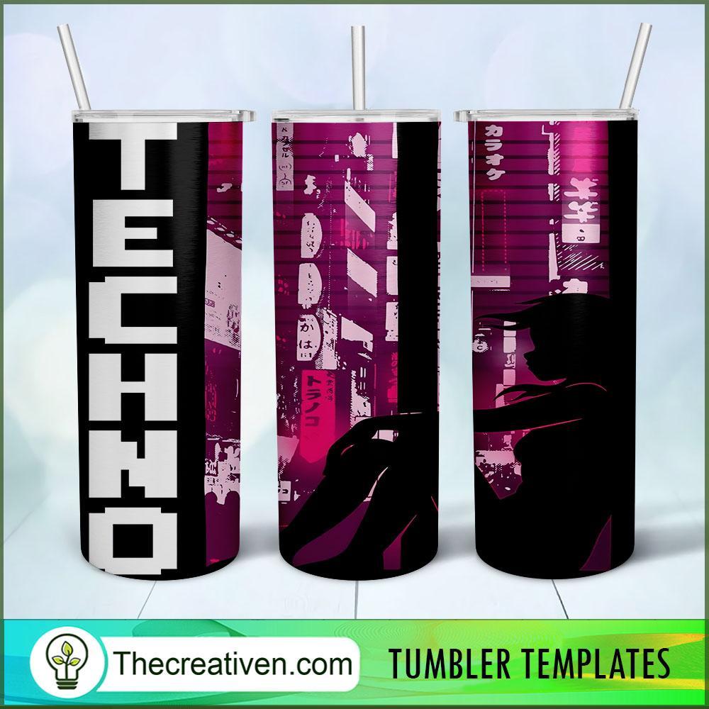 Techno Music Full Tumbler Wrap Tumbler Wrap – Digital Download 1 Techno Music Full Tumbler Wrap Tumbler Wrap – Digital Download