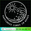 Happimess Comes In Waves SVG, Summer Vibe SVG, Summer Time SVG 3 85 copy 1