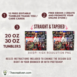 Alternative view of Marvel Studio Signature Full T Tumbler Wrap Download