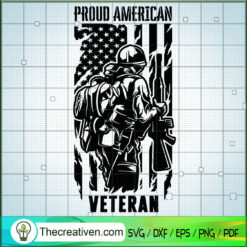 Proud American Veteran SVG, US Veteran SVG, Us Army SVG