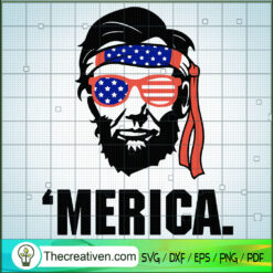 Merica USA Flag SVG, Merica Patriotic SVG, America Flag SVG