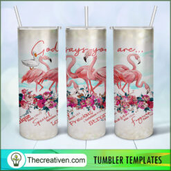 God Says your are Special Flam Tumbler Wrap Download