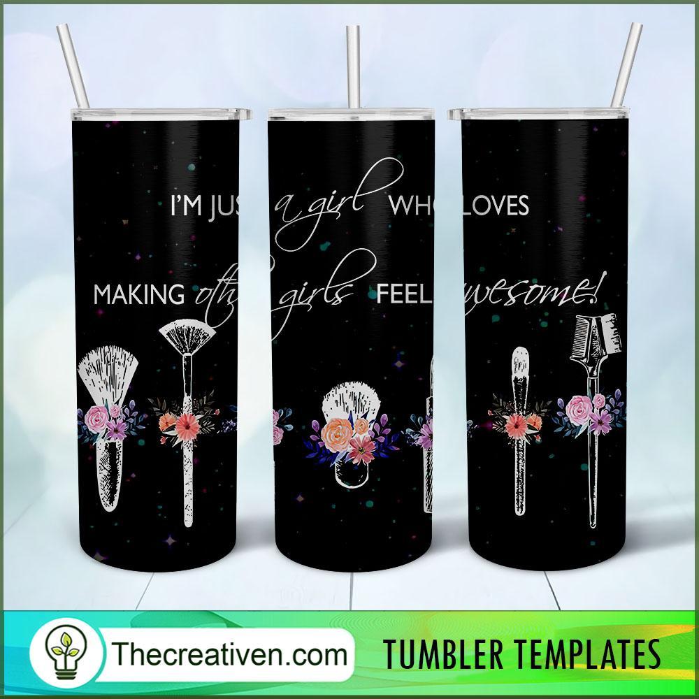 I'm Just a girl Who Loves Feel Tumbler Wrap Download 1 I'm Just a girl Who Loves Feel Tumbler Wrap Download