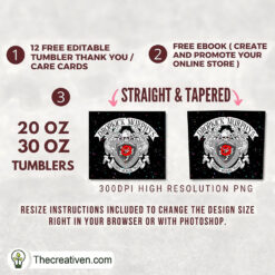 Alternative view of Skull Sropkick Murphys Full Tu Tumbler Wrap Download