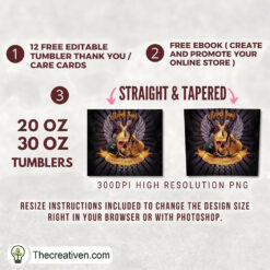 Alternative view of Rebel Sould Come Together Full Tumbler Wrap Download