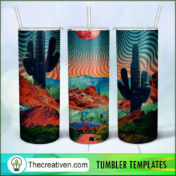 Nature Moon Full Tumbler Wrap Tumbler Wrap – Digital Download