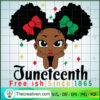 Juneteenth Free Ish Since 1865 SVG Cut File for Cricut & Silhouette