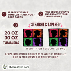 Alternative view of Gorillaz - Feel Good Inc Full  Tumbler Wrap Download