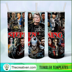 Stephen King Full Tumbler Wrap Tumbler Wrap – Digital Download