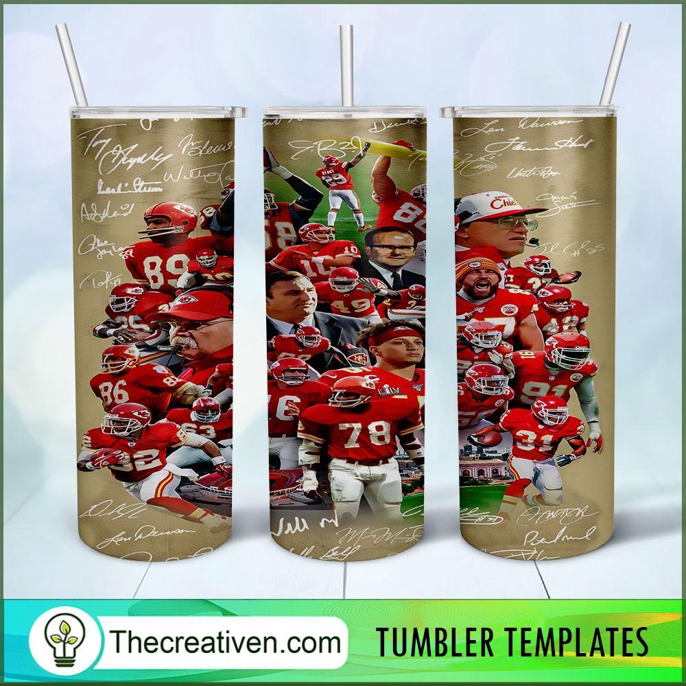 Kansas City Chiefs SignatureSt Tumbler Wrap Download 1 Kansas City Chiefs SignatureSt Tumbler Wrap Download