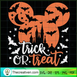 Mickey Trick Or Treat SVG, Disney Mickey Halloween SVG, Halloween SVG