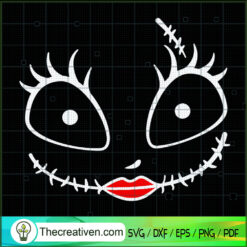 Scary Face Tear SVG, Face Halloween SVG, Halloween SVG