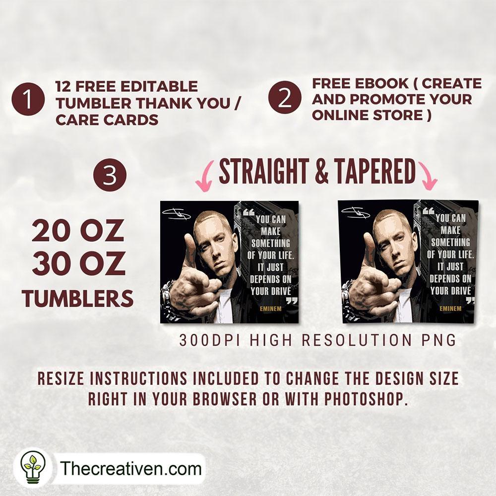 You Can Make Something Eminem Tumbler Wrap Download 2 You Can Make Something Eminem Tumbler Wrap Download - Image 2