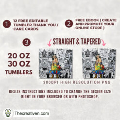 Usopp One Piece Full Tumbler Wrap Tumbler Wrap – Digital Download 3 Usopp One Piece Full Tumbler Wrap Tumbler Wrap – Digital Download - Image 2